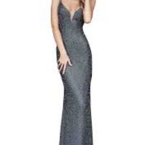 Sherri Hill - 50860 - Sz 2 Gunmetal